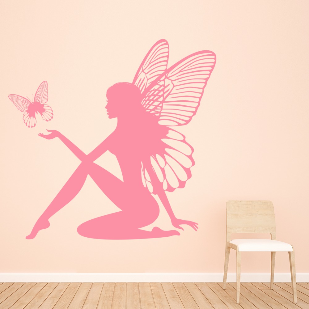 Butterfly Fairy Wall Sticker - Mod4