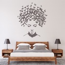 Butterfly Hair Beauty Salon Wall Sticker