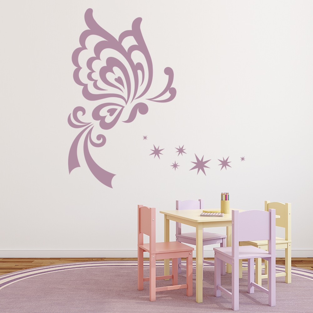 Butterfly Stars Wall Sticker