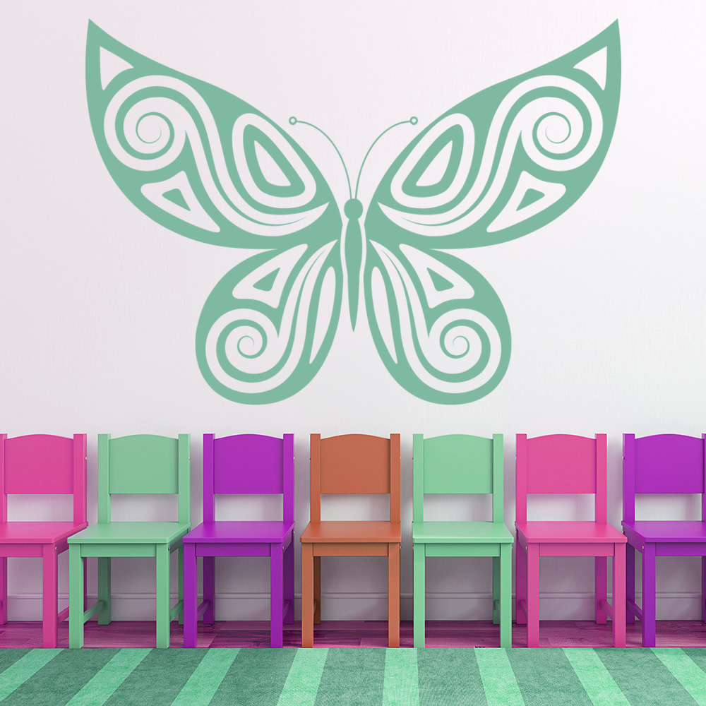 Butterfly Swirl Butterflies Wall Sticker