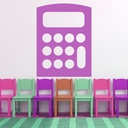 Calculator Maths Wall Sticker