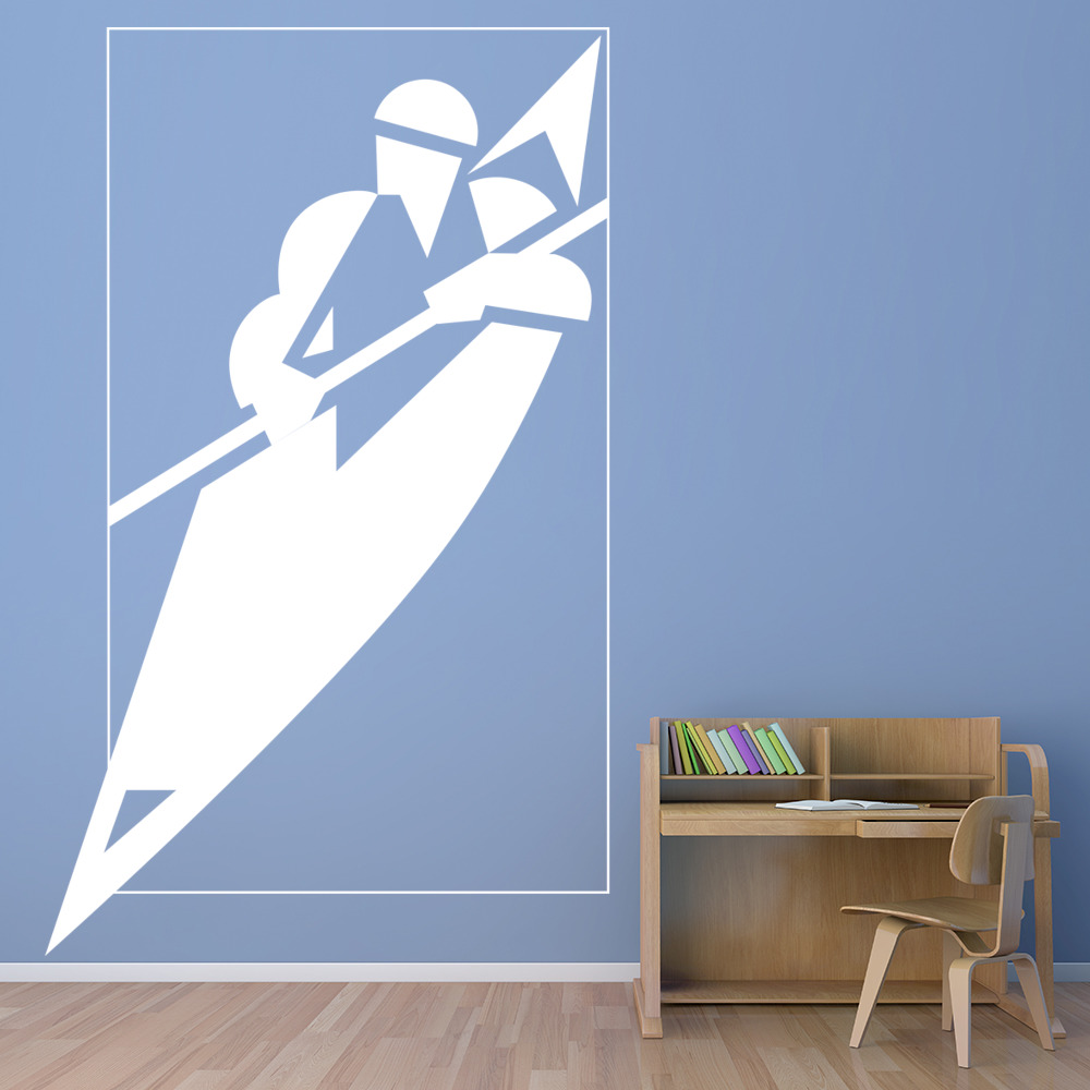 Canoe Boat Rowing Wall Sticker