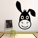 Cartoon Donkey Childrens Wall Sticker