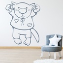 Cartoon Kitten NurseryNursery Wall Sticker