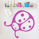 Cartoon Ladybird Ladybug Kids Wall Sticker