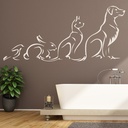 Cat Dog Rabbit Pet Wall Sticker