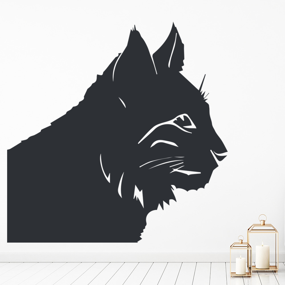 Cats Head Animals Pets Wall Sticker