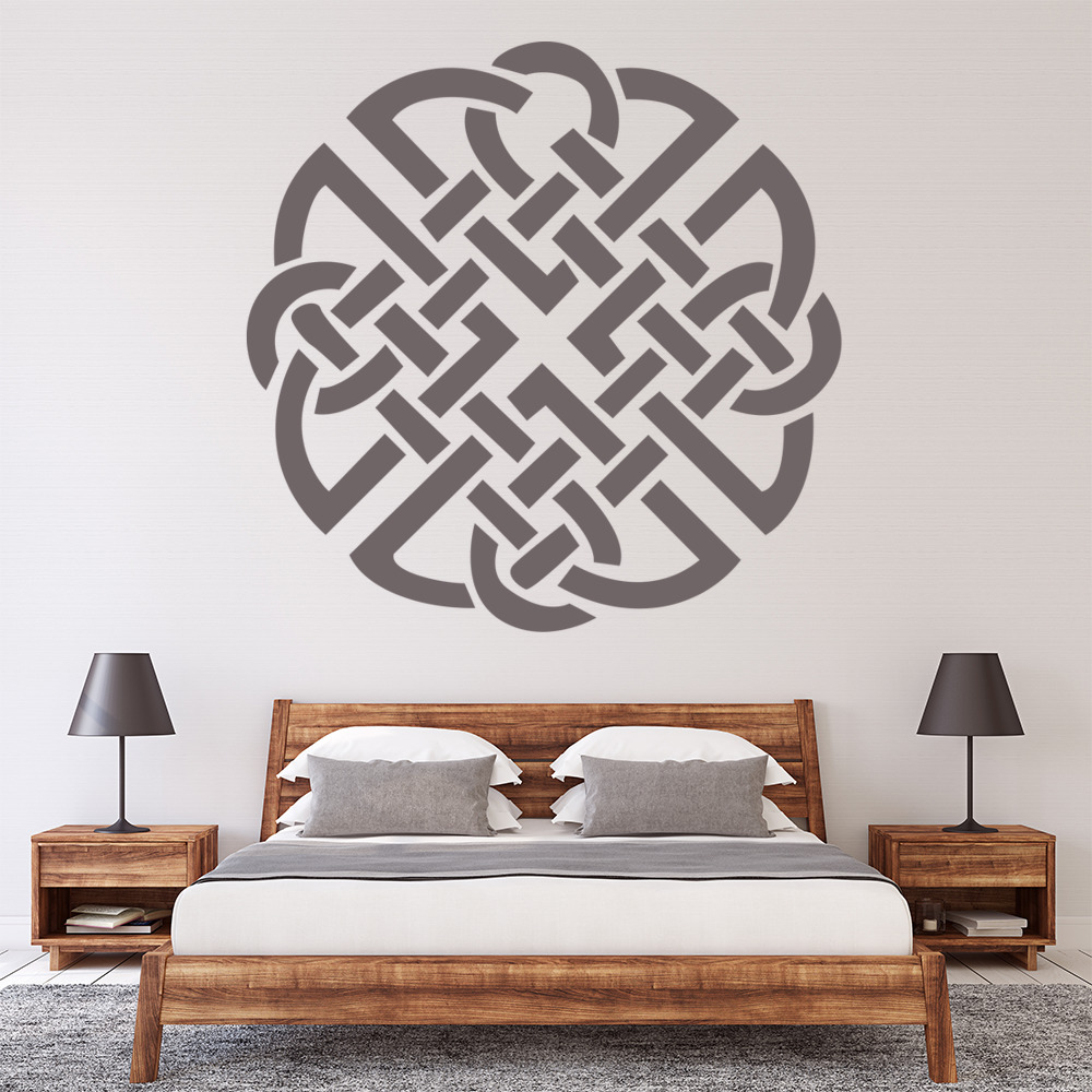 Celtic Knot Headboard Wall Sticker