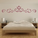 Central Swirl Headboard Wall Sticker