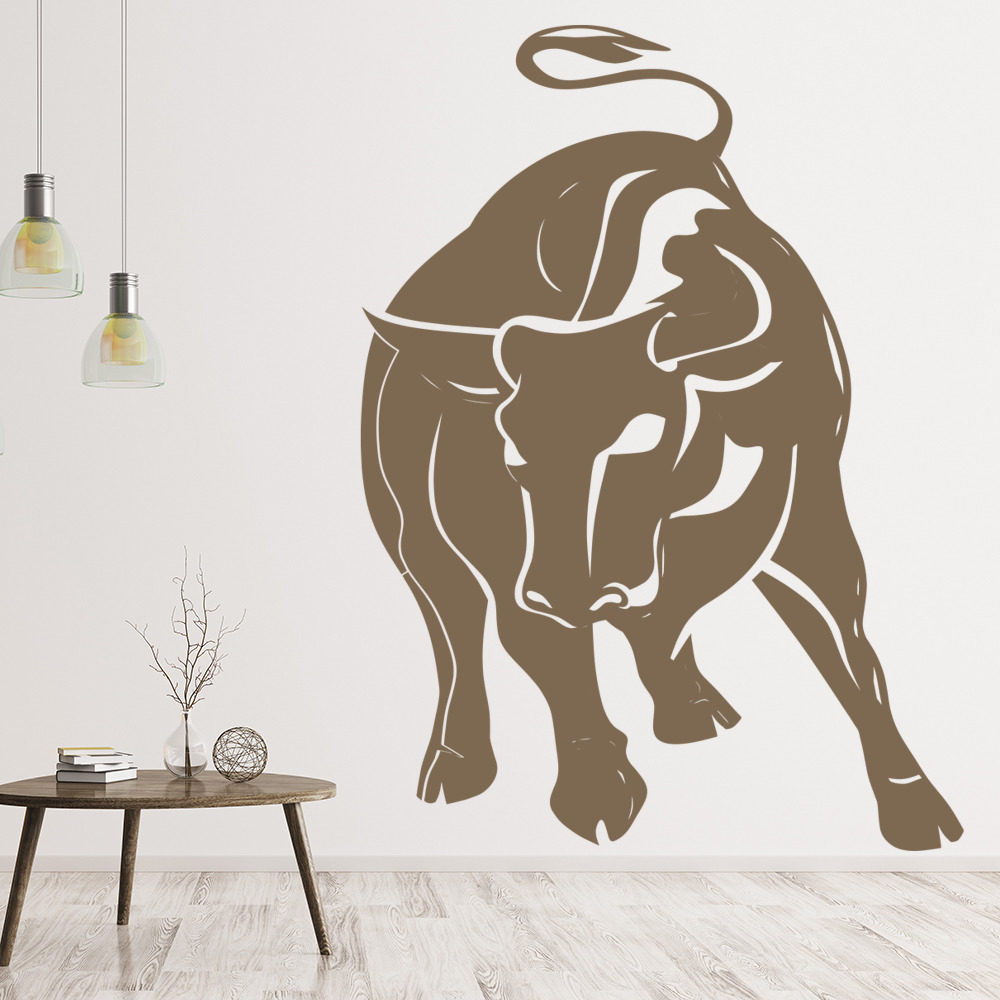 Charging Bull Farmyard Animals Wall Sticker