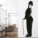 Charlie Chaplin Movies Film Wall Sticker