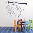 Cheeky Monkey Childrens Wall Sticker - Mod6