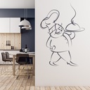 Chef Kitchen Cafe Wall Sticker