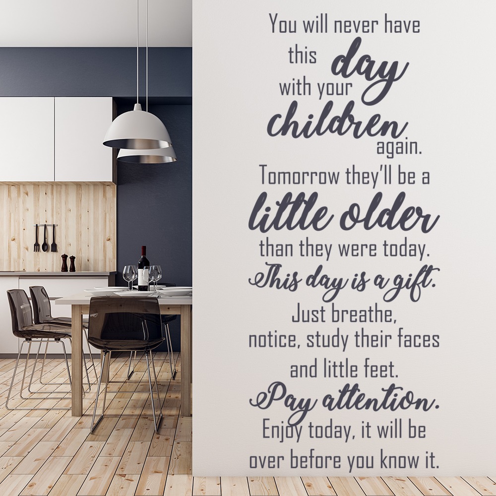 Children Growing Older Life Wall Sticker