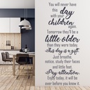 Children Growing Older Life Wall Sticker