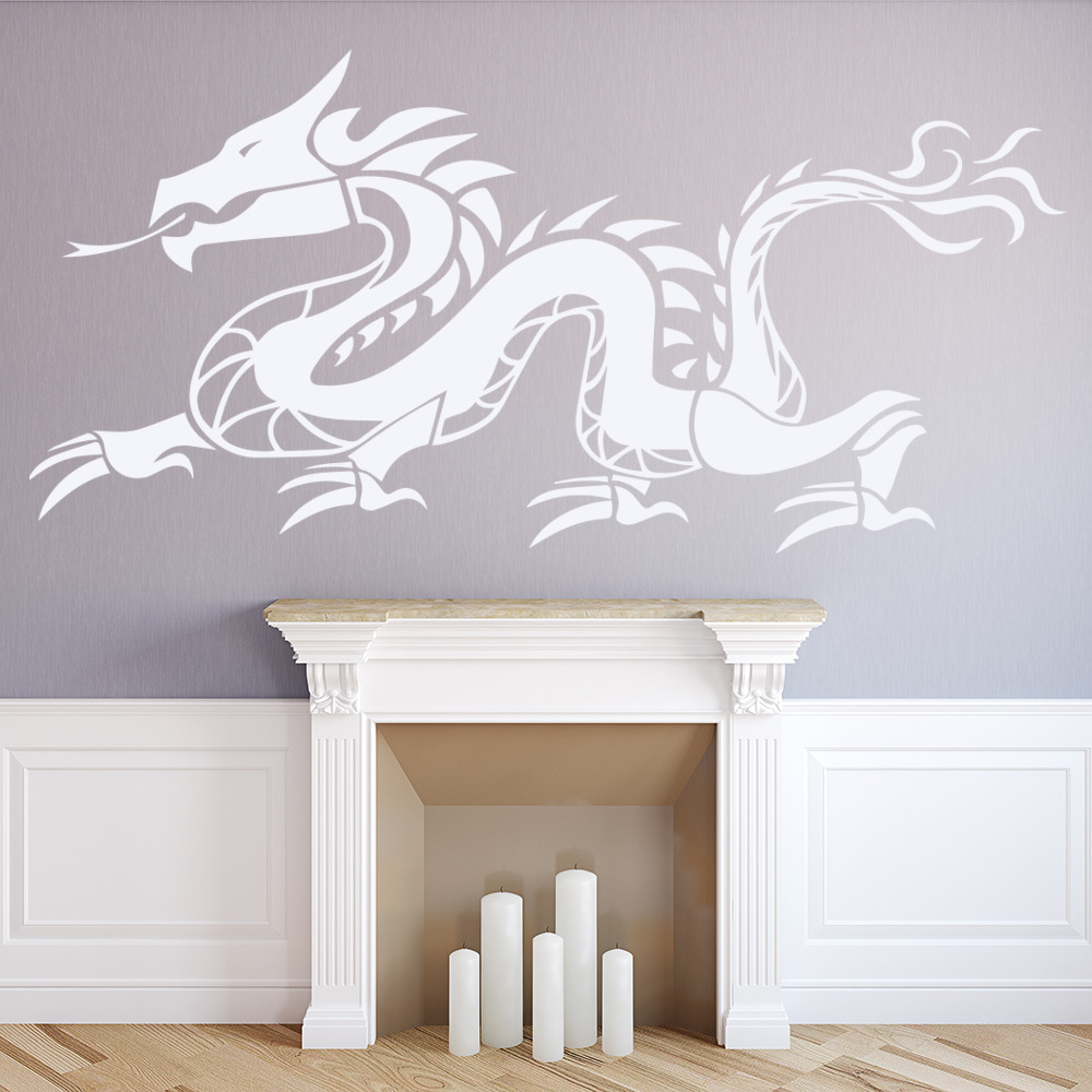 Chinese Dragon Fantasy Monster Wall Sticker - Mod3