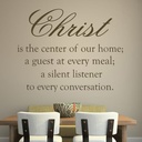 Christ Is The Centre Bible Verse Wall Sticker - Mod8