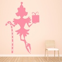 Christmas Elf Festive Xmas Wall Sticker