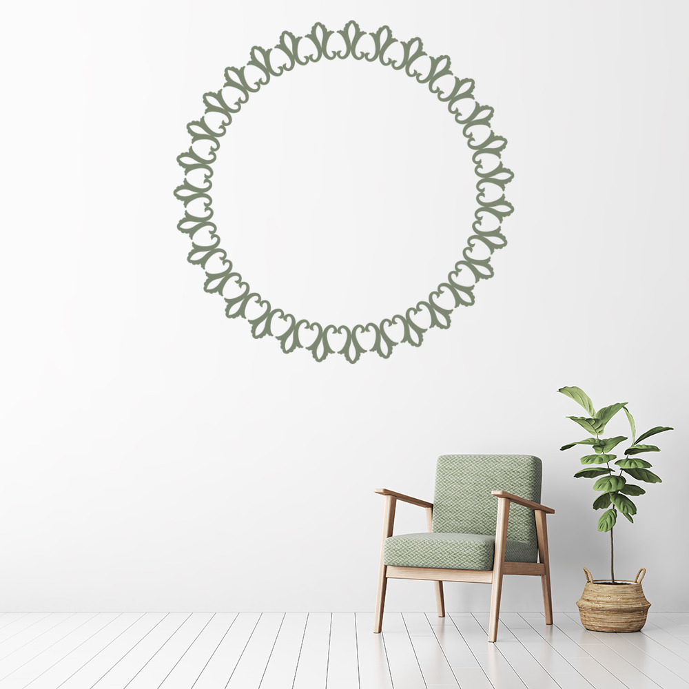 Circle Picture Frame Wall Sticker