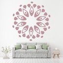Circular Petal Flower Wall Sticker