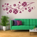 Clover Heart Branch Swirl Tree Wall Sticker