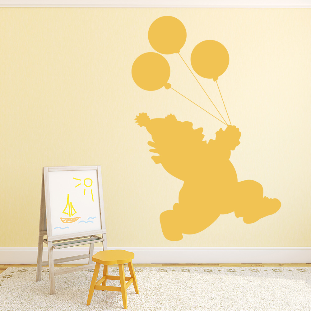 Clown Balloons Circus Wall Sticker