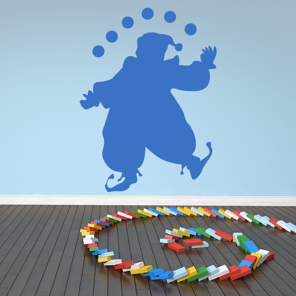Clown Juggling Circus Wall Sticker