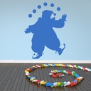 Clown Juggling Circus Wall Sticker