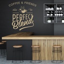 Coffee & Friends Kitchen Quote Wall Sticker
