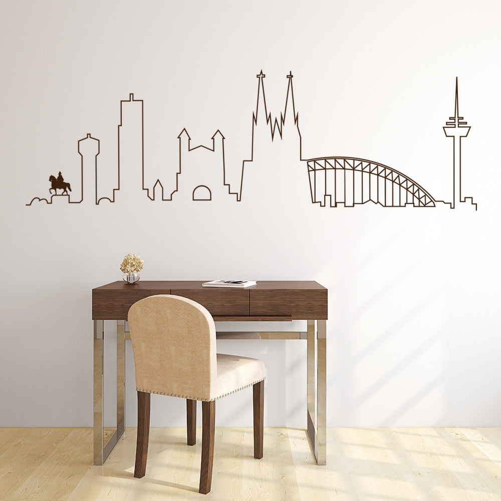 Cologne City Skyline Germany Wall Sticker