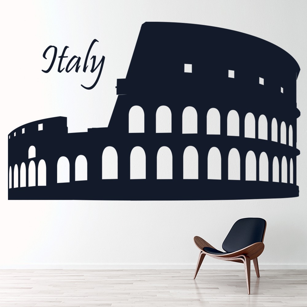 Colosseum Rome Italy Wall Sticker - Mod2