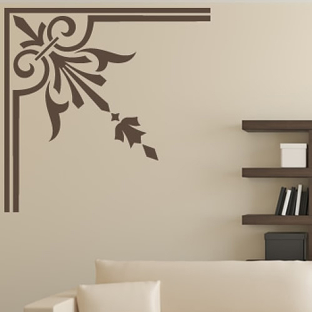 Corner Fleur De Lis Wall Sticker