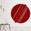 Cricket Ball Sports Wall Sticker