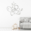Cute Angel Christmas Angel Wall Sticker
