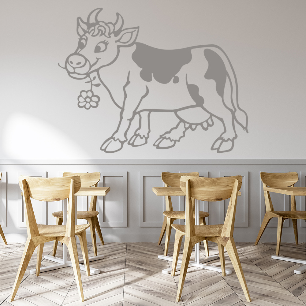 Daisy Cow Farm Animals Wall Sticker