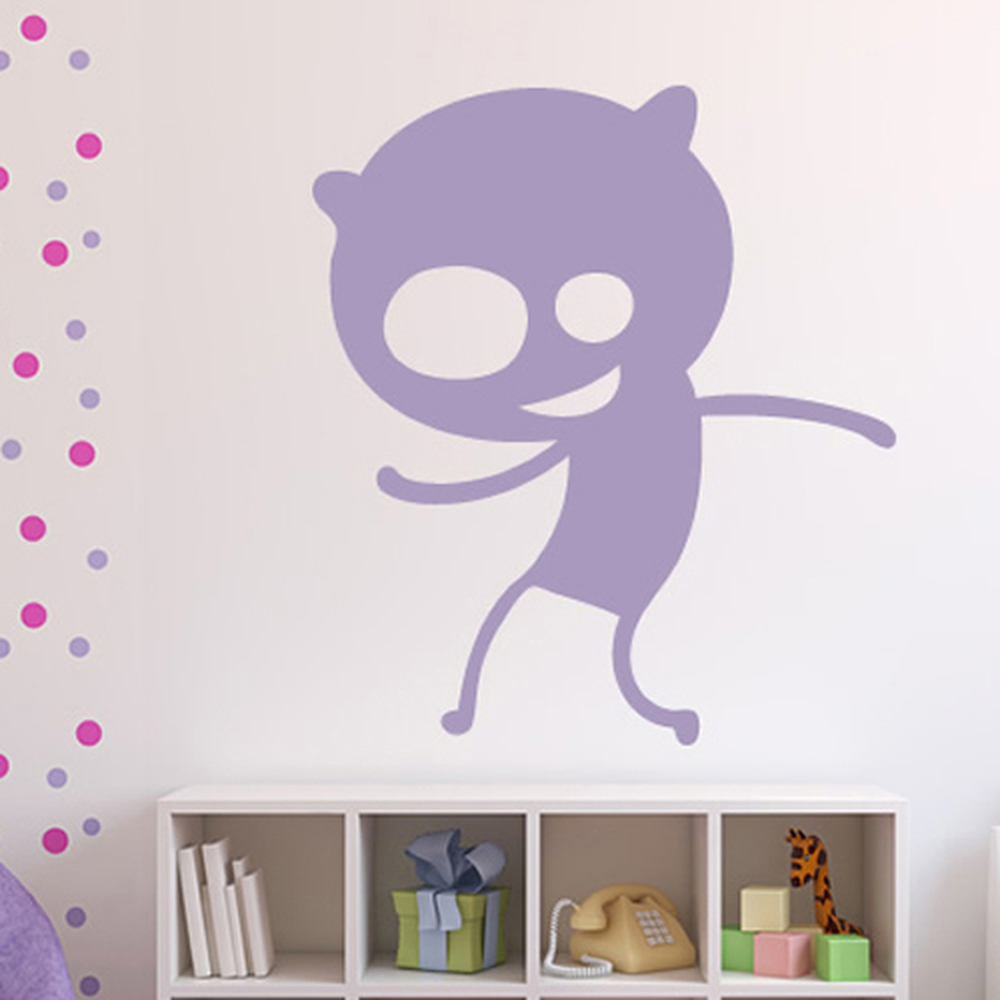 Dancing Monster Halloween Wall Sticker