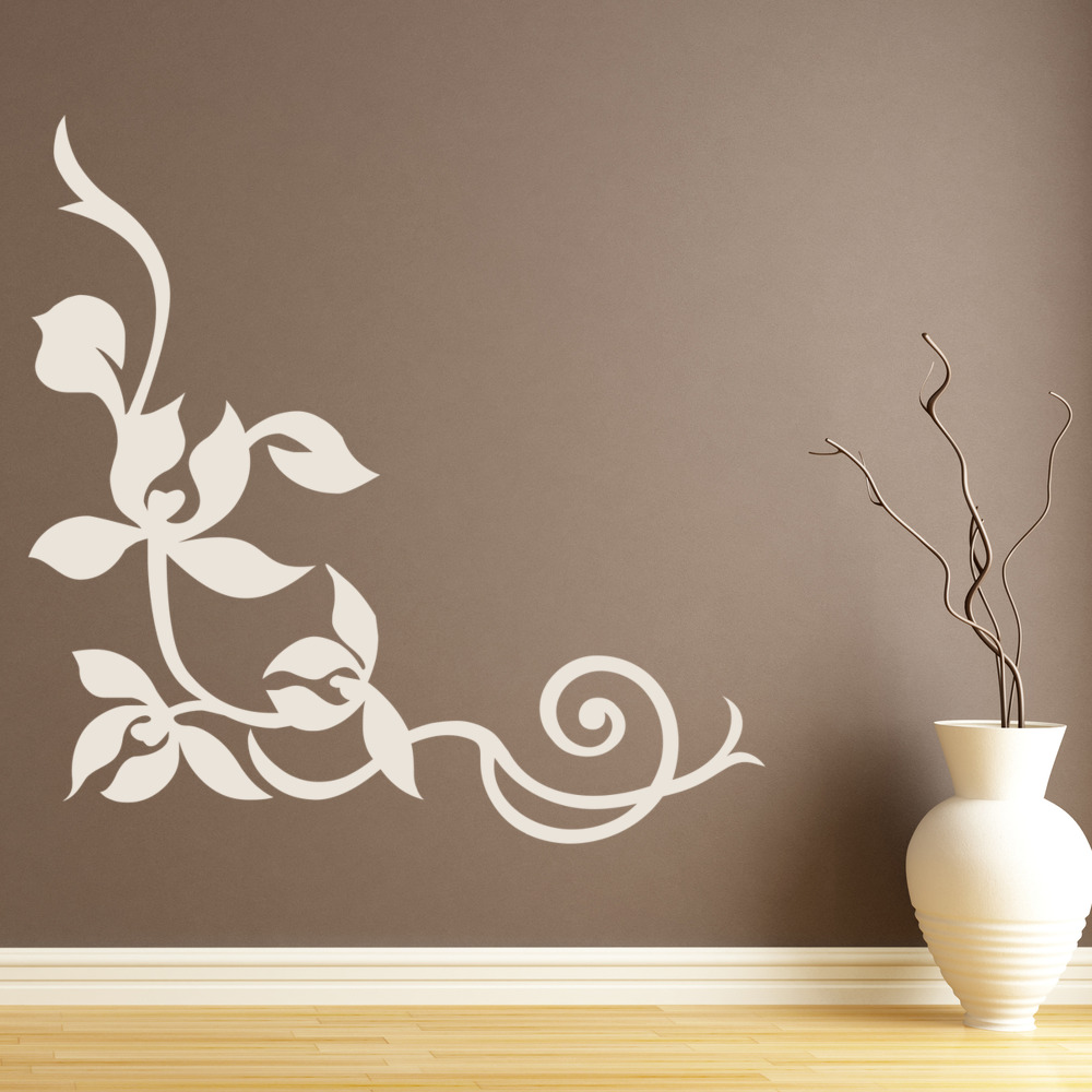 Decorative Leaf Corner Wall Sticker