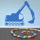 Digger Nursery Wall Sticker