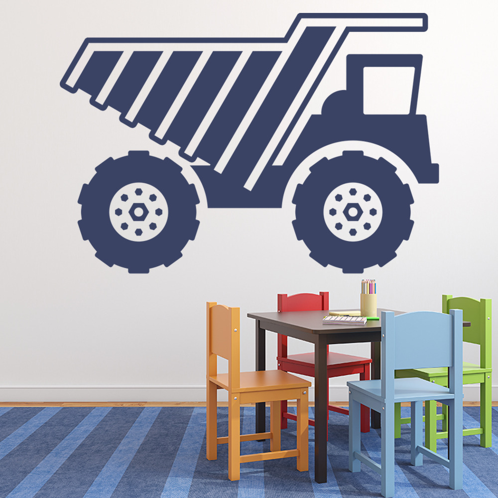 Digger Truck Construction Wall Sticker