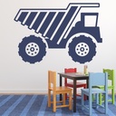 Digger Truck Construction Wall Sticker
