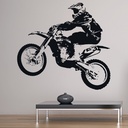 Dirt Bike Jump Motorbike Sports Wall Sticker