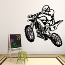 Dirt Bike Stunt Motocross Wall Sticker