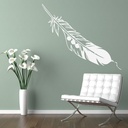Distressed Feather Bird Wall Sticker