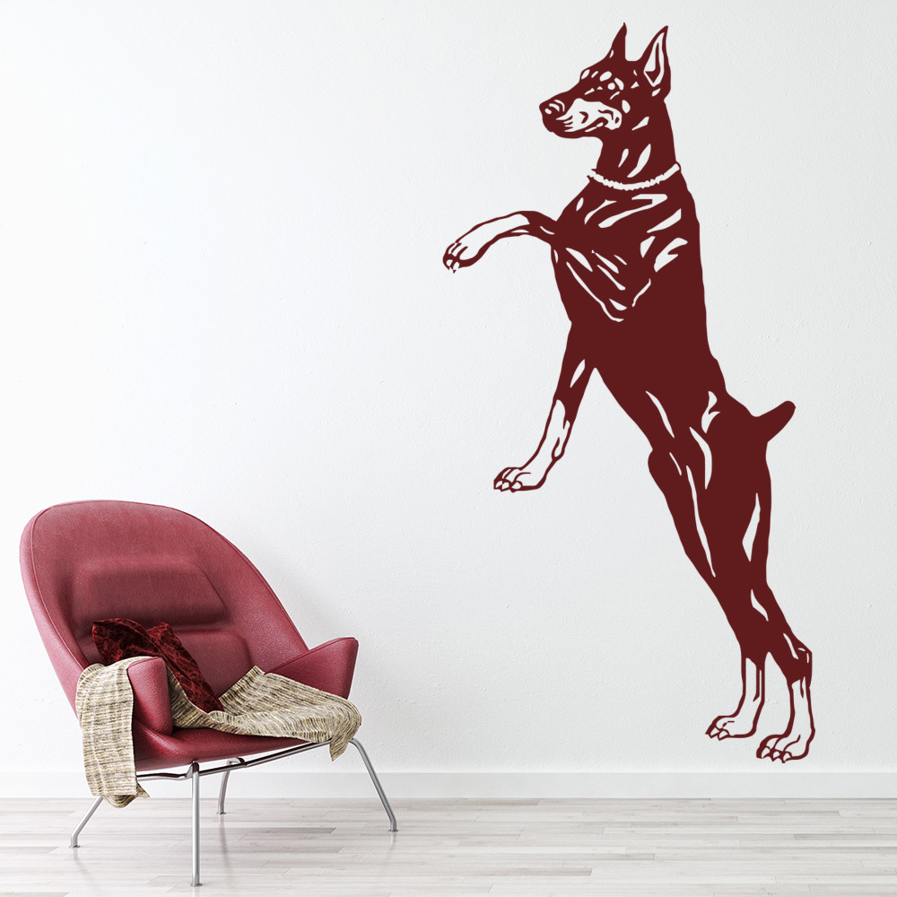 Doberman Dog Wall Sticker