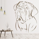 Dog De Bordeaux Pet Animals Wall Sticker