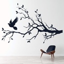 Dove Tree Branch Birds Feather Wall Stickerz
