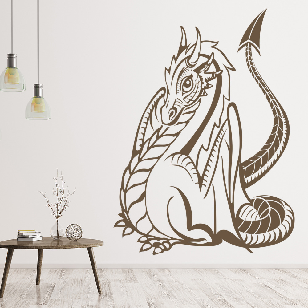 Dragon Fantasy Monster Wall Sticker - Mod1