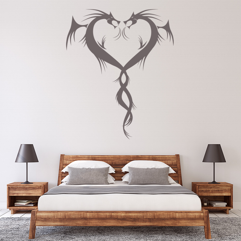 Dragon Heart Fantasy Monster Wall Sticker