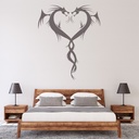 Dragon Heart Fantasy Monster Wall Sticker
