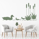 Duck Pond Scene Wall Sticker